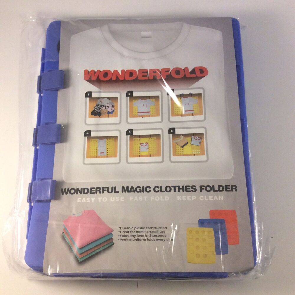 Wonderfold Wonderful Magic Clothes Folder - Folds in 5 Seconds - T-Shirt